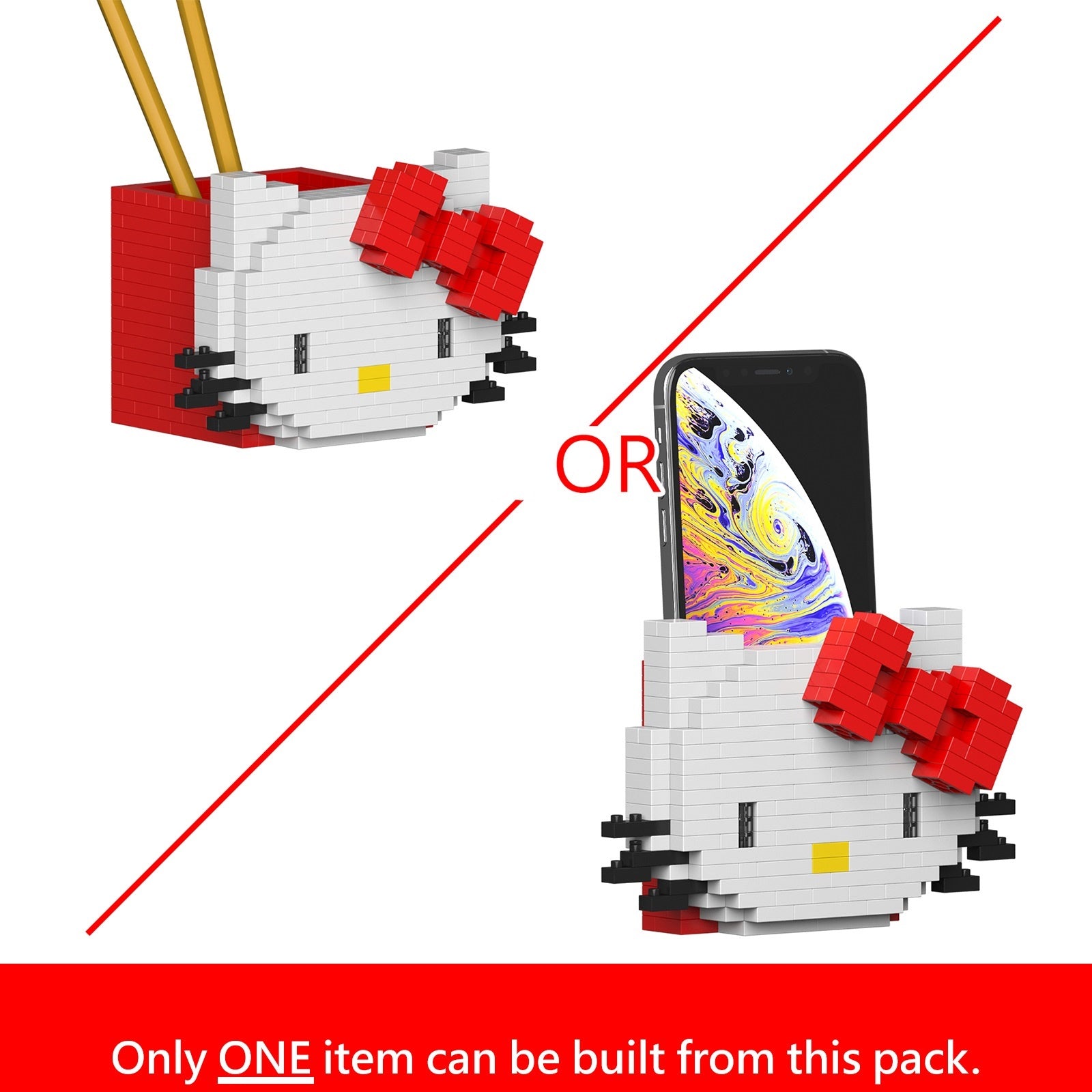 Buy Sanrio - Hello Kitty Desk Storage Pack 01S JEKCA Blocks Online ...