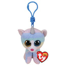 Beanie Boo Clips - Heather Cat With Horn
