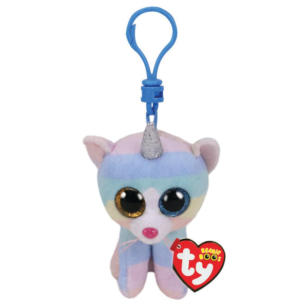 Beanie Boo Clips - Heather Cat With Horn