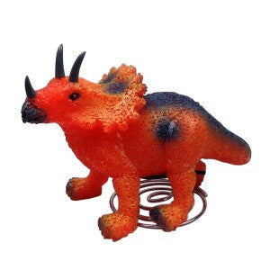 Orange Triceratops Lamp