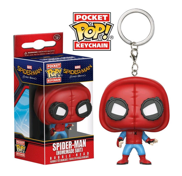 Spider-Man: Homecoming - Spider-Man (Homemade Suit) Pocket Pop! Keychain