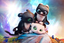 How to Train Your Dragon - Dart, Pouncer & Ruffrunner Statue