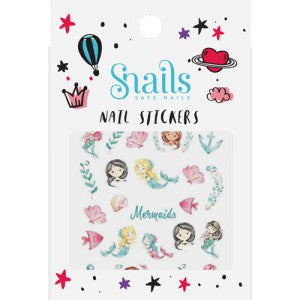 Snails Nail Polish Stickers - Mermaids