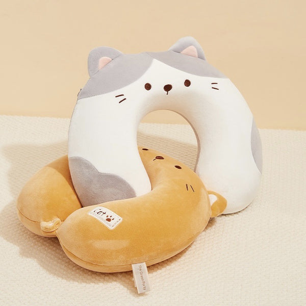 Cute Cat Travel Cushion
