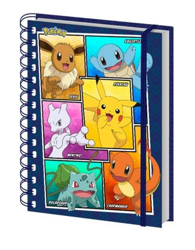 Pokemon - Panels - A5 Notebook