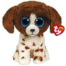 Beanie Boo Medium - Muddles Dog Brown/White