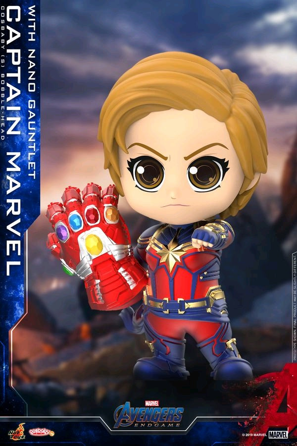 Avengers 4: Endgame - Captain Marvel Nano Gauntlet Cosbaby