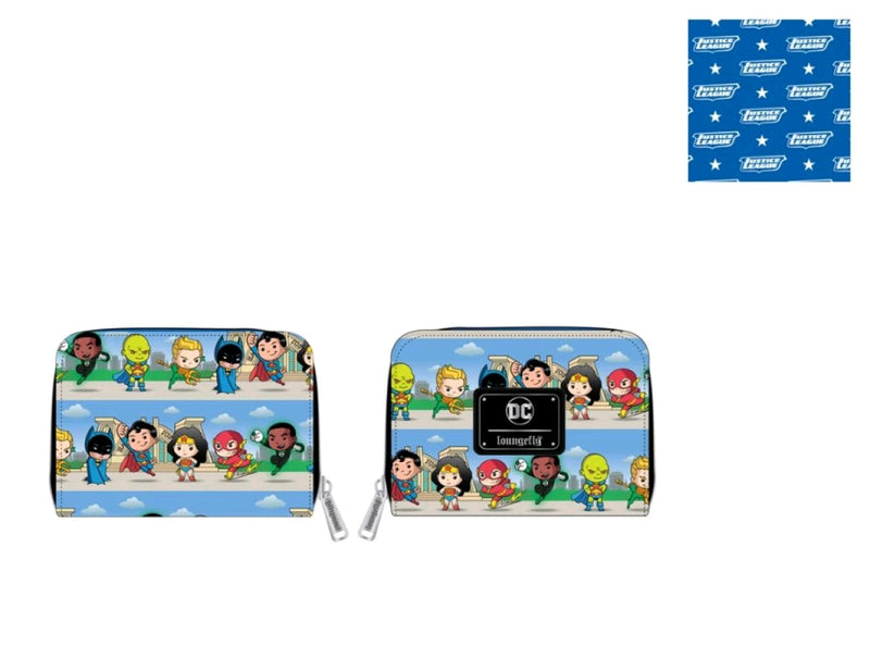 DC Comics - Chibi Lineup Zip Purse