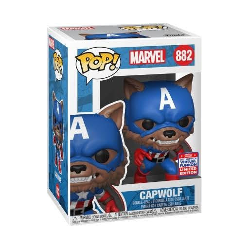 Captain America - Capwolf Year of The Shield Pop! Vinyl FUNKON SD21