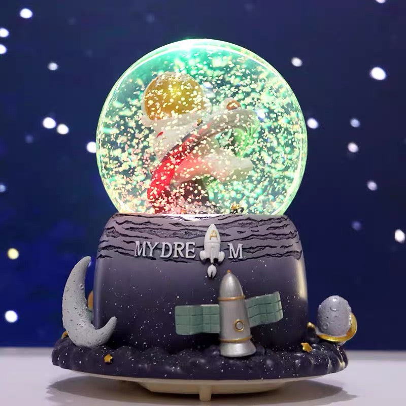 Astronaut “My Dream” Musical Snow Globe