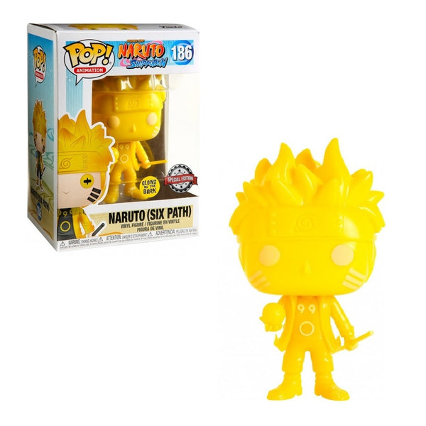 Naruto - Naruto Six Path Yellow Glow US Exclusive Pop! Vinyl [RS]