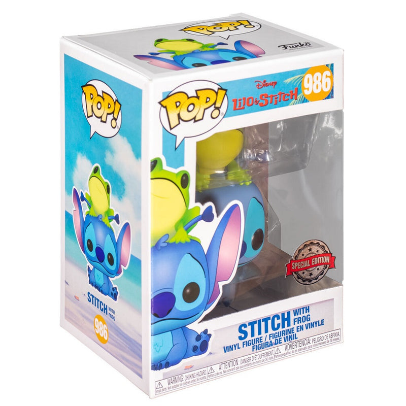 Lilo & Stitch - Stitch with Frog US Exclusive Pop! Vinyl [RS]