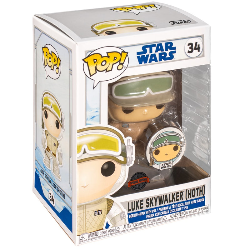Star Wars: Across the Galaxy - Luke Skywalker Hoth Pop! Vinyl with Pin [RS]