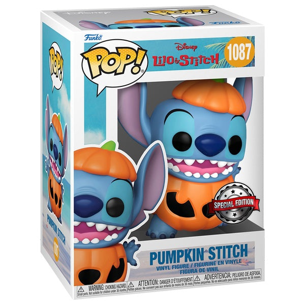 Lilo & Stitch - Pumpkin Stitch US Exclusive Pop! Vinyl [RS]