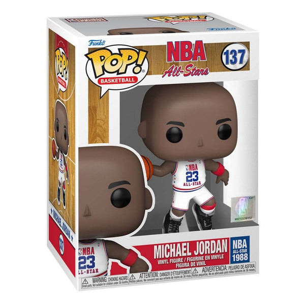 NBA: Legends - Michael Jordan White All Star Uniform 88 Pop! Vinyl