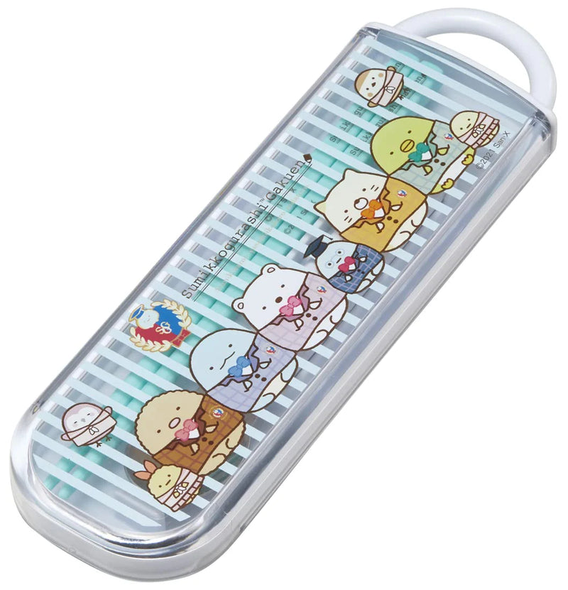 Sumikko Gurashi Gakuen Slide Cutlery Trio Set