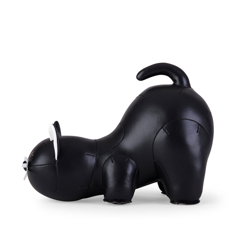 Cat Bookend - Black