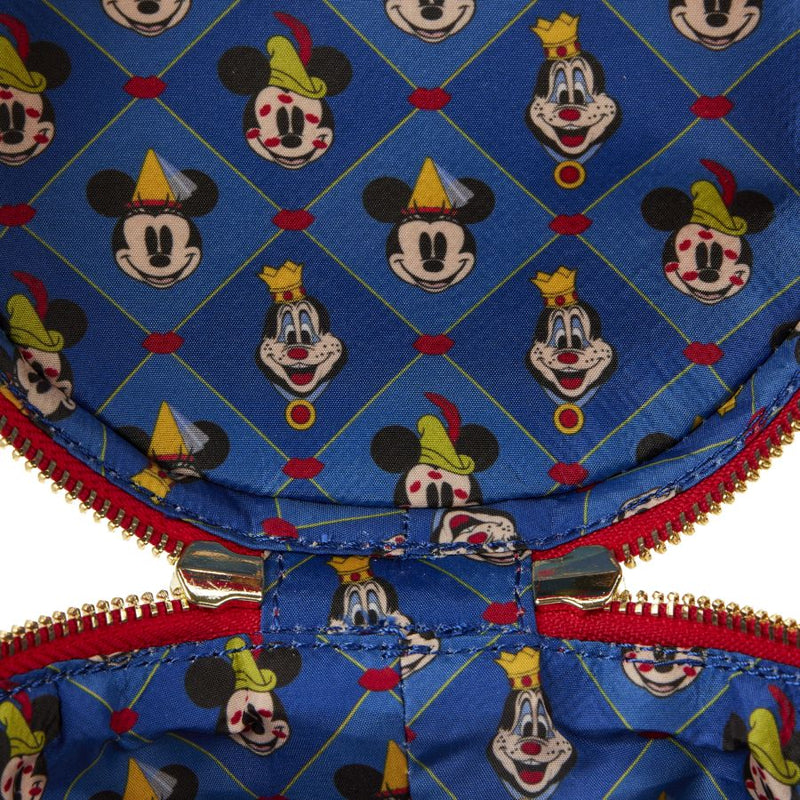 Disney - Brave Little Tailor Mickey and Minnie Mouse Carousel Crossbody Bag