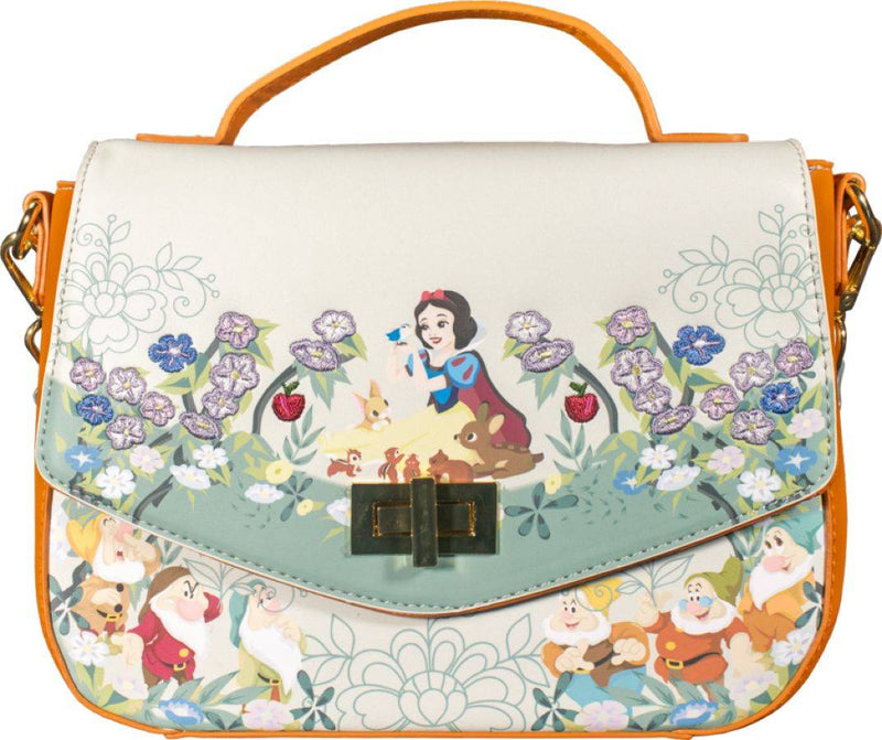 Snow White and the Seven Dwarfs - Floral Crossbody Bag