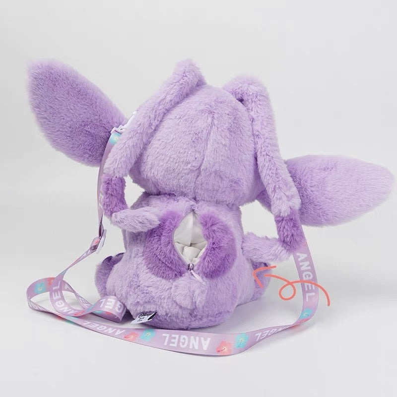 Lilo & Stitch - Angel Lavender Plush Messenger Bag