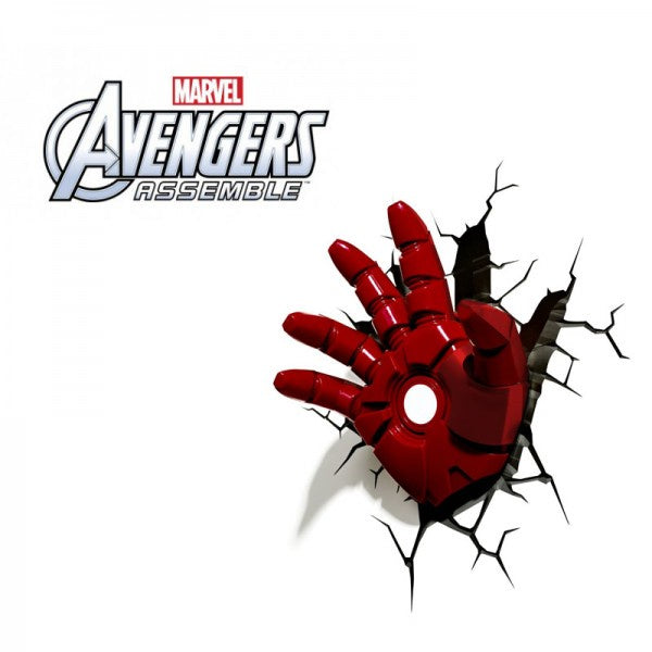 Marvel Avengers Iron Man Hand 3DFX Wall Night Light