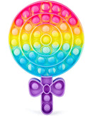 Pop It Fidget Toy Colour Swirl Lollipop