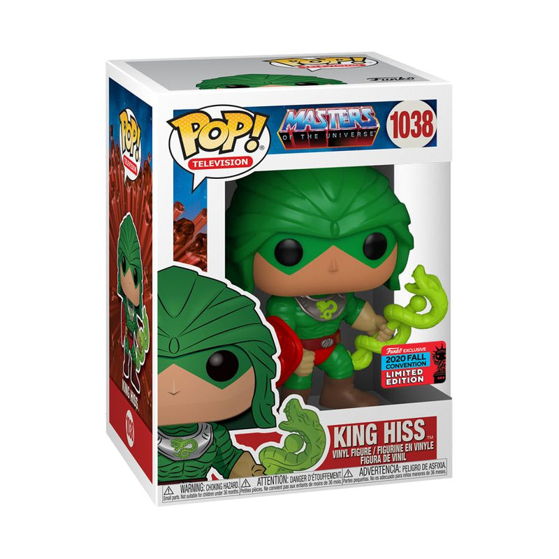 Masters of the Universe - King Hiss NYCC 2020 US Exclusive Pop! Vinyl [RS]