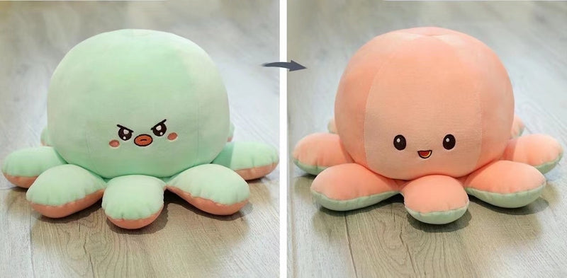 Octopus Reversible Plush Toy