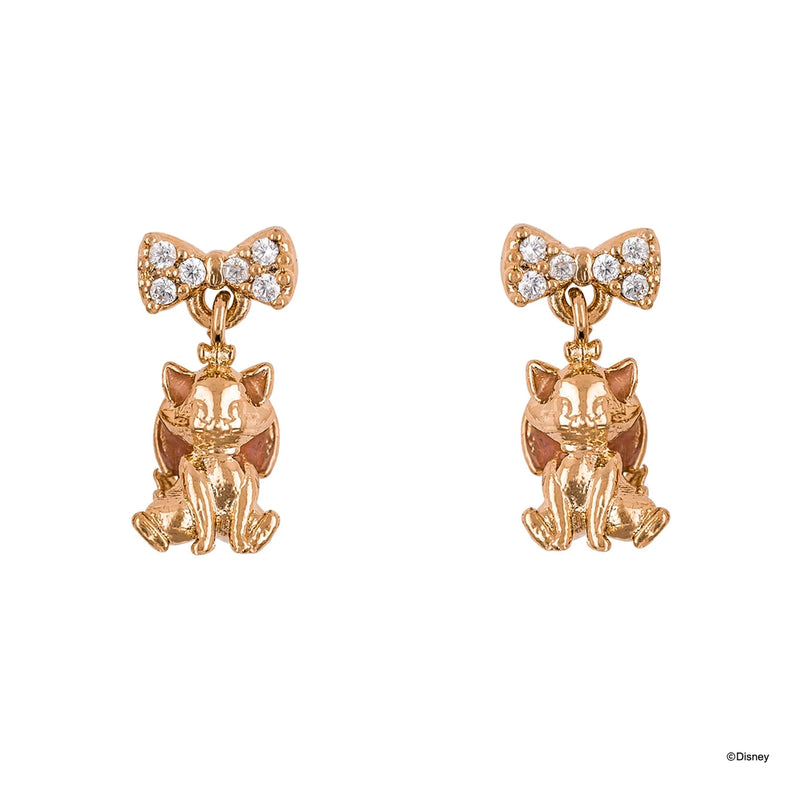 Disney - Aristocats Marie Diamante Drop Earrings