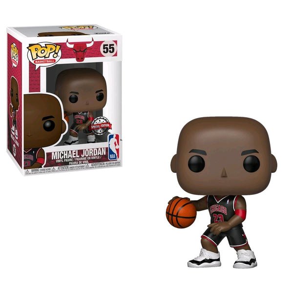 NBA: Bulls - Michael Jordan (Black Uniform) US Exclusive Pop! Vinyl [RS]
