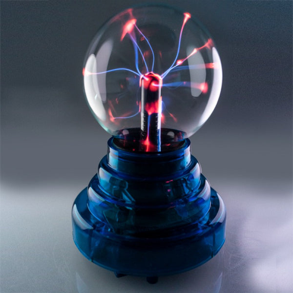 Battery Operated 3-inch Plasma Ball with Blue Base