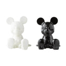 Disney Salt & Pepper Shaker Set: Black & White Mickey Mouse