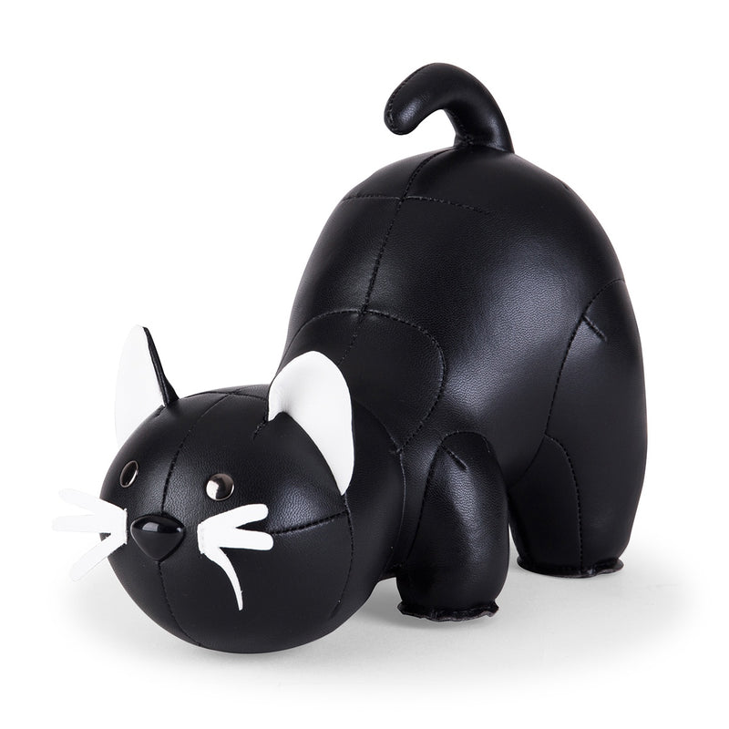 Cat Bookend - Black