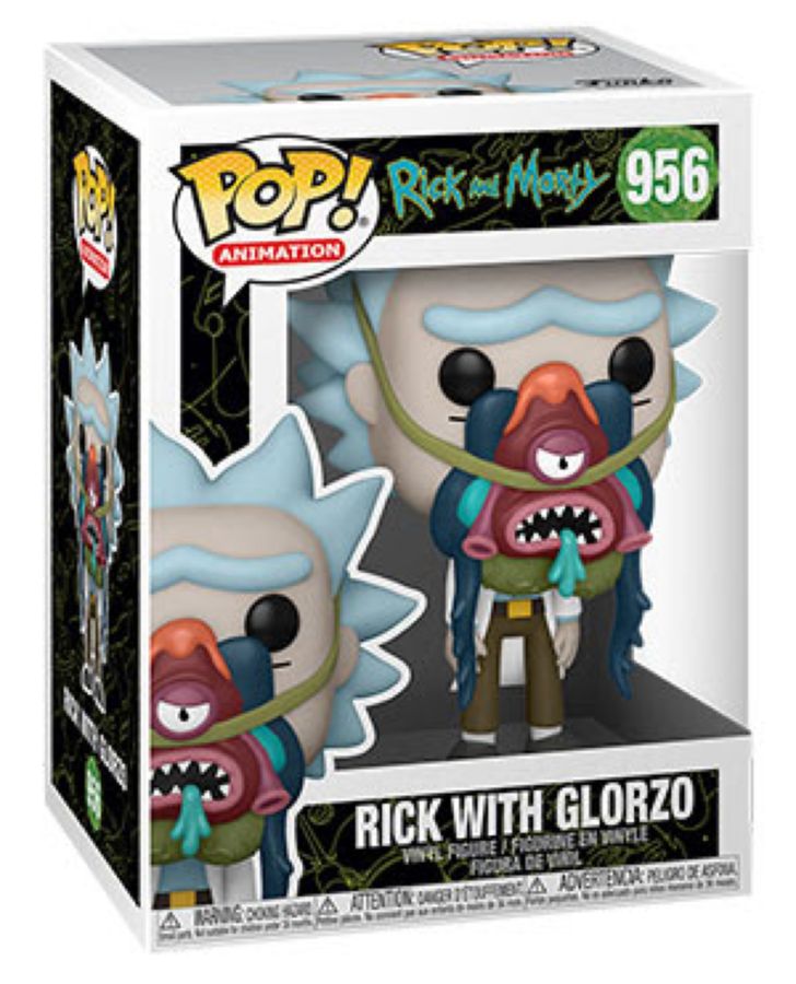 Rick and Morty - Rick with Glorzo Pop! Vinyl