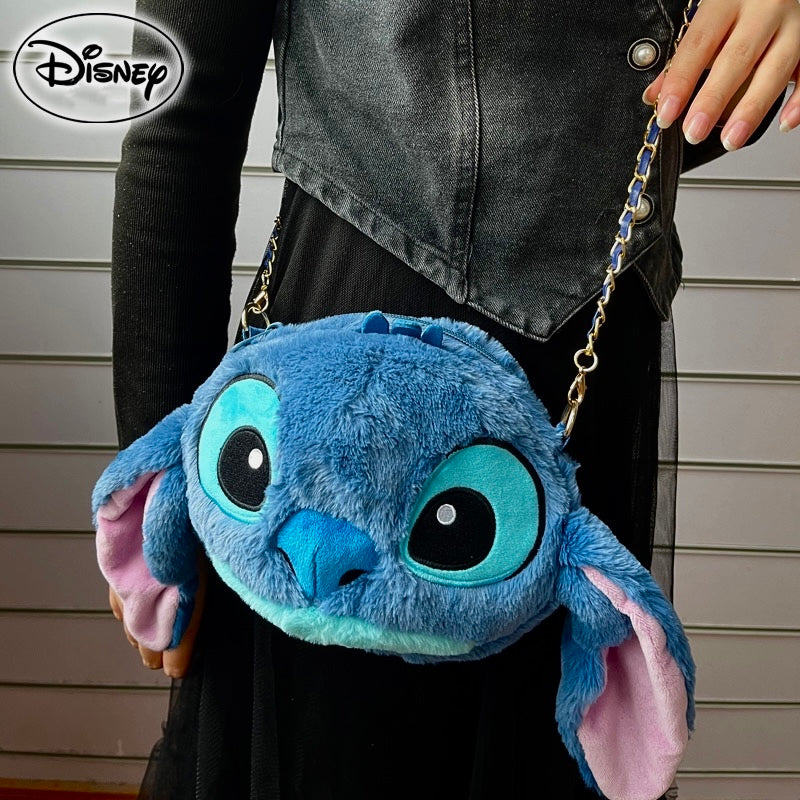 Lilo & Stitch - Stitch Plush Crossbody Chain Bag