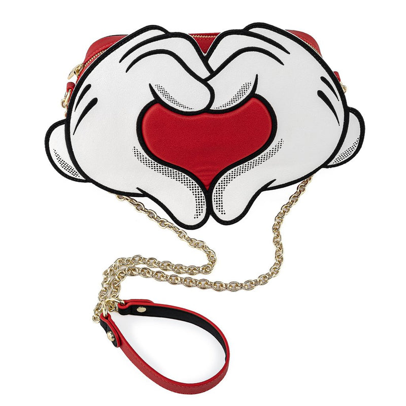 Mickey Mouse - Mickey Heart Hands Crossbody Bag