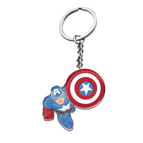 Captain America Metal Key Ring