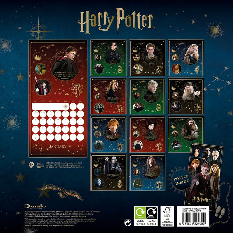 Harry Potter - 2022 Square Wall Calendar