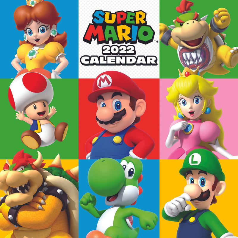 Nintendo: Super Mario - 2022 Square Wall Calendar