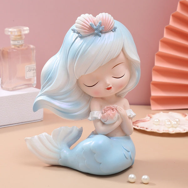 Mermaid Ceramic Figurine