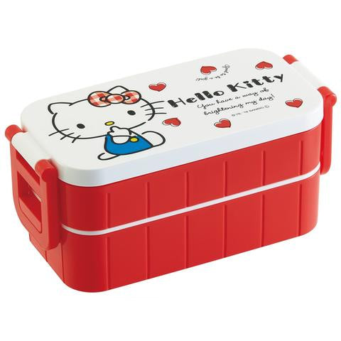 Hello Kitty Two Tier Side Lock Bento | Red Heart