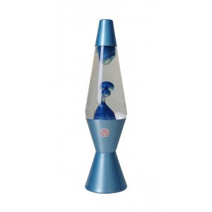 Lava Lamp Clear/Metallic Blue