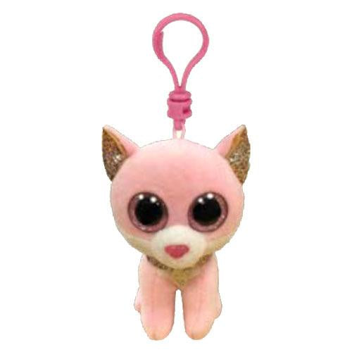 Beanie Boo Clips - Fiona Cat Pink