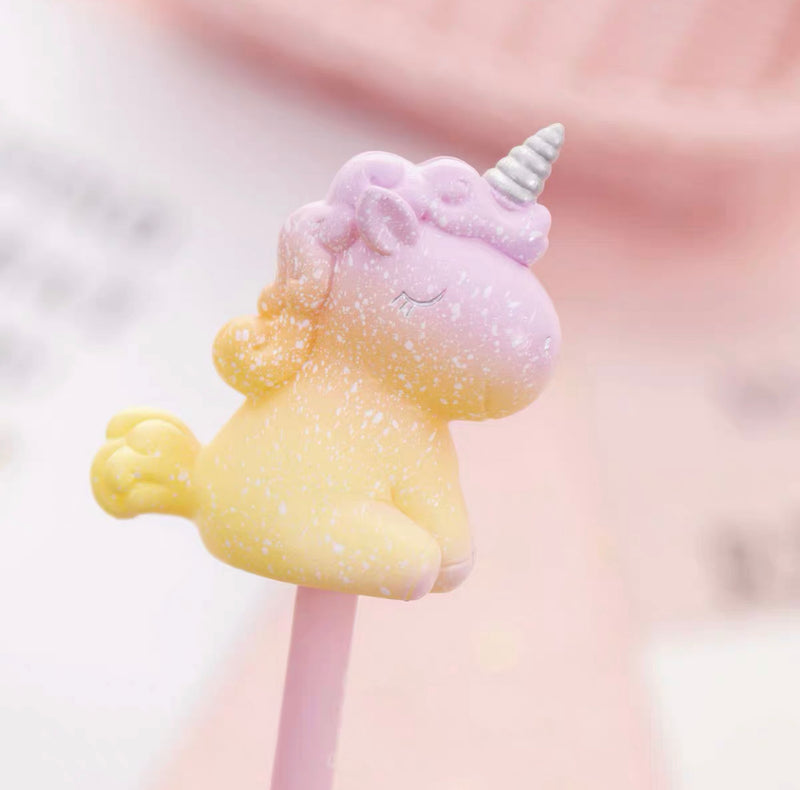 Pen with Baby Unicorn Topper