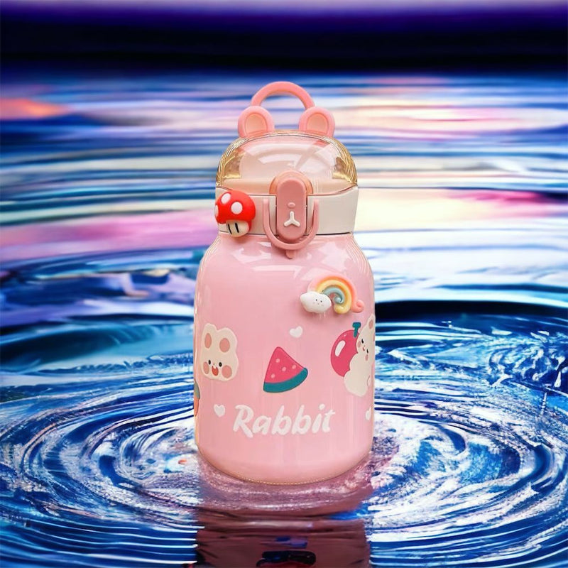 Kawaii Animals Stainless Steel Vacuum Bottle