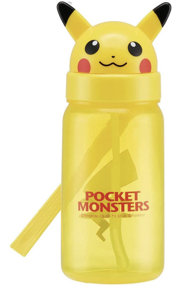 Pokemon - Pikachu Drink Bottle with Straw