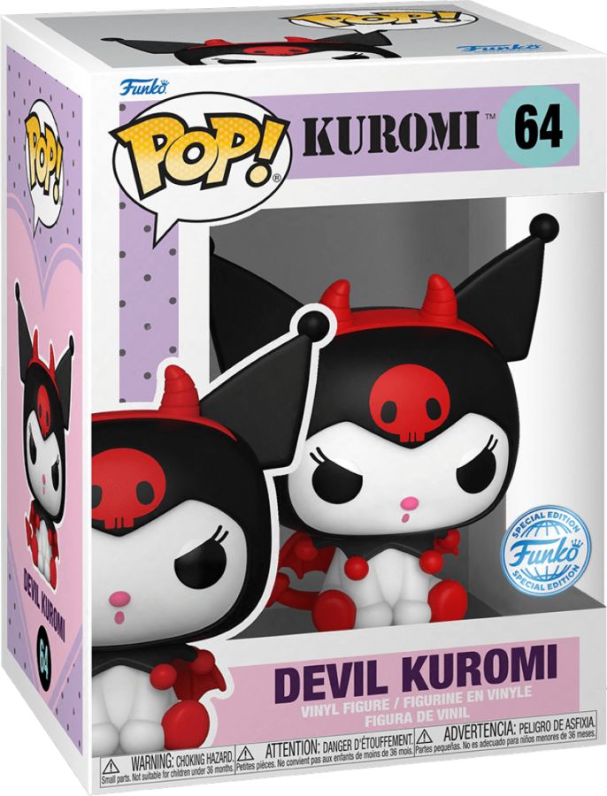 Hello Kitty - Devil Kuromi Pop! Vinyl [RS]