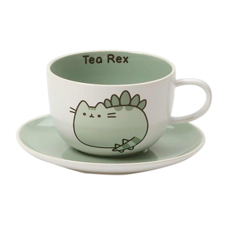 Pusheen Teacup and Saucer Set - Tea Rex