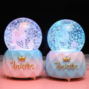 Regal Unicorn Musical Snow Globe
