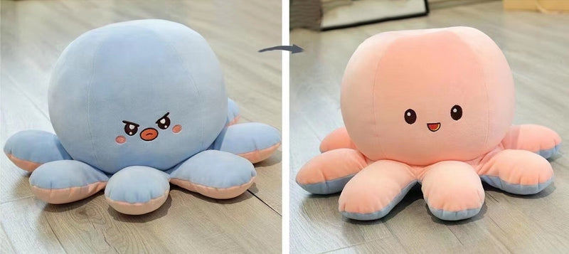 Octopus Reversible Plush Toy